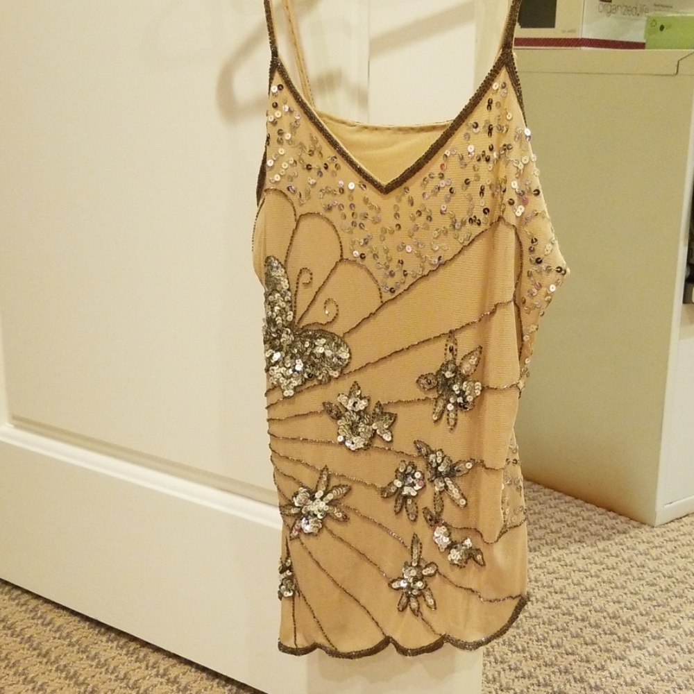 Sequin tank top